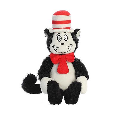 Aurora Small Black Dr. Seuss 8" Cat In The Hat Whimsical Stuffed Animal