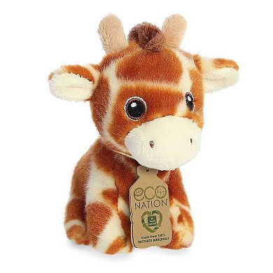Aurora Mini Brown Eco Nation 5" Mini Giraffe Eco-Friendly Stuffed Animal