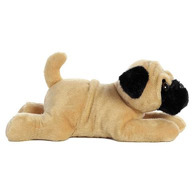 Aurora Medium Brown Flopsie 12" Pug-Ger Adorable Stuffed Animal