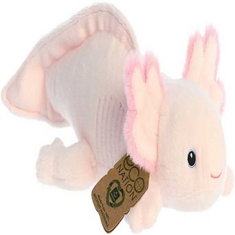 Aurora Large Pink Eco Nation 14.5" Axolotl Eco-Friendly Stuffed Animal