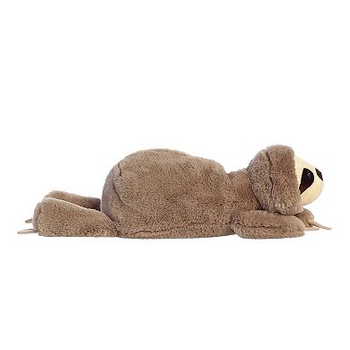 Aurora Large Brown Snoozles 18" Sloth Laid-back Stuffed Animal