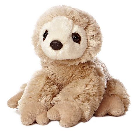 Детские мягкие игрушки Aurora Small Brown Mini Flopsie 8" Sloth Adorable Stuffed Animal