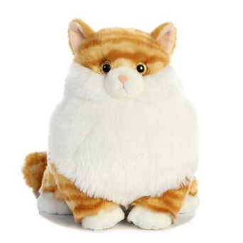 Aurora Medium Orange Fat Cats 9.5" Butterball Tabby Charming Stuffed Animal