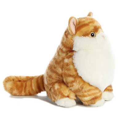 Aurora Medium Orange Fat Cats 9.5" Butterball Tabby Charming Stuffed Animal