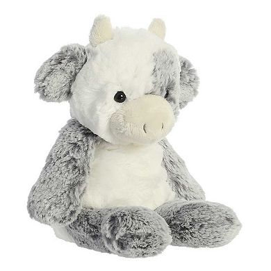 Aurora Small White Sweet & Softer 9" Cow Snuggly Stuffed Animal