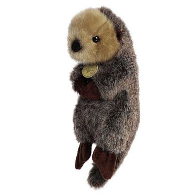 Aurora Medium Brown Miyoni Tots 9.5" Baby Sea Otter Adorable Stuffed Animal