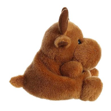 Aurora Mini Brown Palm Pals 5" Cinnamon Moose Adorable Stuffed Animal