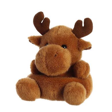 Aurora Mini Brown Palm Pals 5" Cinnamon Moose Adorable Stuffed Animal