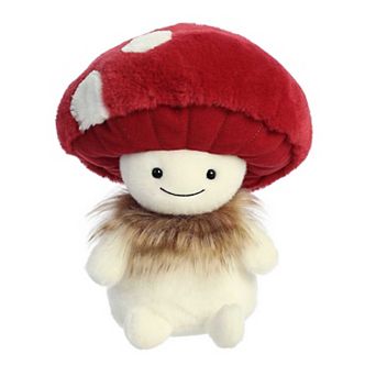 Aurora Small White Mythical Creatures 9" Agaric The Shroom Fairy Enchanting Stuffed Animal