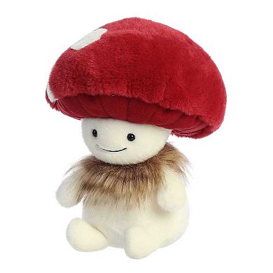 Aurora Small White Mythical Creatures 9" Agaric The Shroom Fairy Enchanting Stuffed Animal
