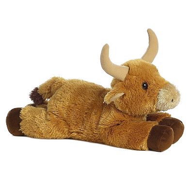 Aurora Medium Brown Flopsie 12" Toro Bull Adorable Stuffed Animal