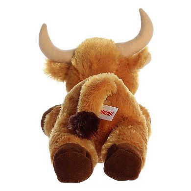 Aurora Medium Brown Flopsie 12" Toro Bull Adorable Stuffed Animal