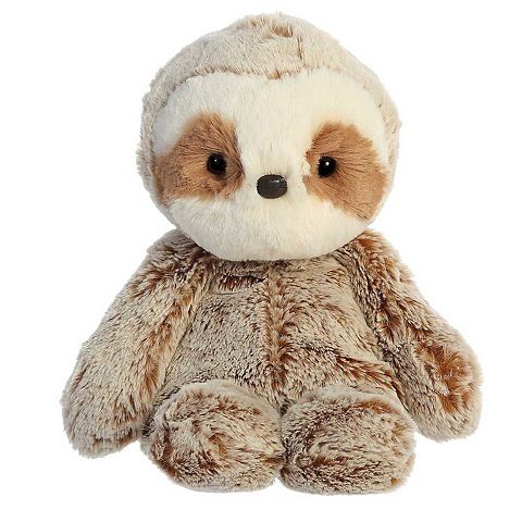 Детские мягкие игрушки Aurora Small Brown Sweet & Softer 9" Sloth Snuggly Stuffed Animal