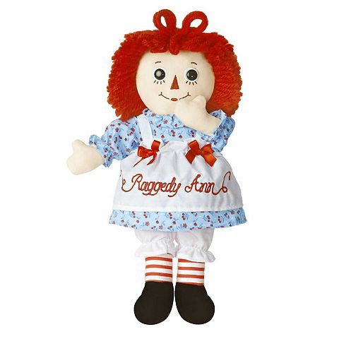 Детские мягкие игрушки Aurora Medium Multicolor Raggedy Ann & Raggedy Andy 12" Raggedy Ann Classic Timeless Stuffed Animal