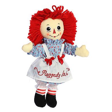 Aurora Medium Multicolor Raggedy Ann & Raggedy Andy 12" Raggedy Ann Classic Timeless Stuffed Animal