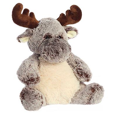Aurora Medium Brown Sweet & Softer 12" Milo Moose Snuggly Stuffed Animal