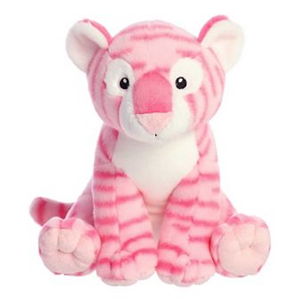 Aurora Medium Pink Destination Nation 12" Pink Tiger Huggable Stuffed Animal