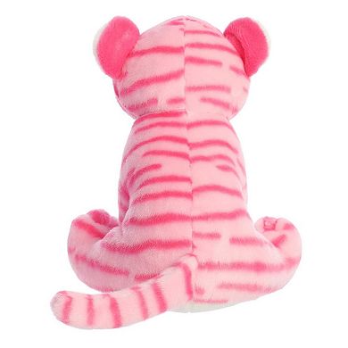 Aurora Medium Pink Destination Nation 12" Pink Tiger Huggable Stuffed Animal