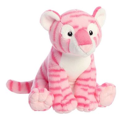 Aurora Medium Pink Destination Nation 12" Pink Tiger Huggable Stuffed Animal
