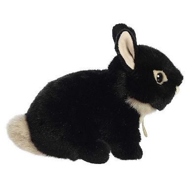 Aurora Small Black Miyoni Tots 7.5" Netherland Dwarf Bunny Adorable Stuffed Animal