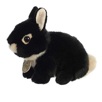 Aurora Small Black Miyoni Tots 7.5" Netherland Dwarf Bunny Adorable Stuffed Animal