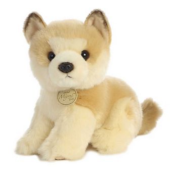 Aurora Small Brown Miyoni Tots 9" Akita Puppy Adorable Stuffed Animal