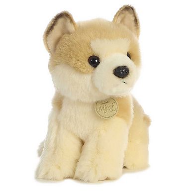 Aurora Small Brown Miyoni Tots 9" Akita Puppy Adorable Stuffed Animal