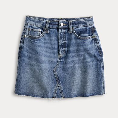 Juniors' SO® 5 Pocket Jean Mini Skirt