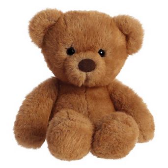 Aurora Small Brown Bear 9" Softie Bear Snuggly Stuffed Animal