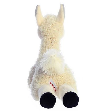 Aurora Medium White Flopsie 12" Llama Adorable Stuffed Animal