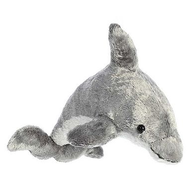 Aurora Medium Grey Flopsie 12" Drake Adorable Stuffed Animal