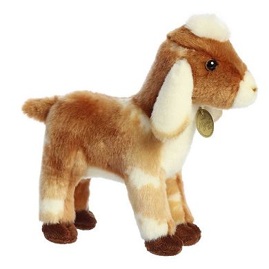 Aurora Medium Brown Miyoni Tots 11" Nubian Goat Kid Adorable Stuffed Animal
