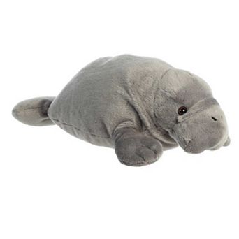Aurora Large Grey Grand Flopsie 16" Manny Manatee Adorable Stuffed Animal
