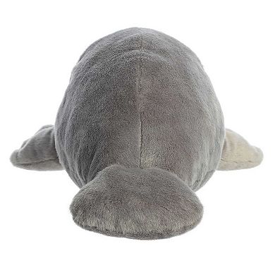 Aurora Large Grey Grand Flopsie 16" Manny Manatee Adorable Stuffed Animal