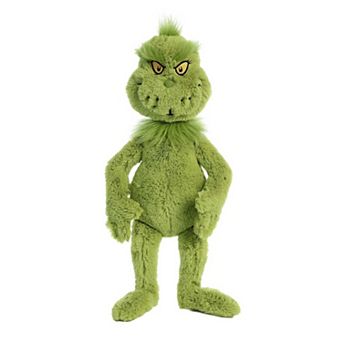 Aurora Large Green Dr. Seuss 16" Grinch Whimsical Stuffed Animal