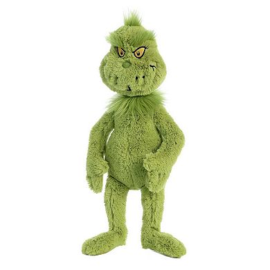 Aurora Large Green Dr. Seuss 16" Grinch Whimsical Stuffed Animal