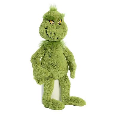 Aurora Large Green Dr. Seuss 16" Grinch Whimsical Stuffed Animal