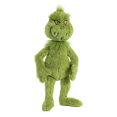 Aurora Large Green Dr. Seuss 16" Grinch Whimsical Stuffed Animal