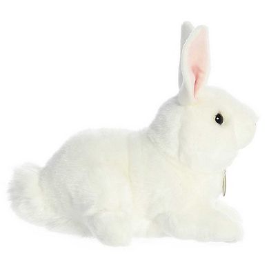 Aurora Medium White Miyoni 10" American White Rabbit Adorable Stuffed Animal