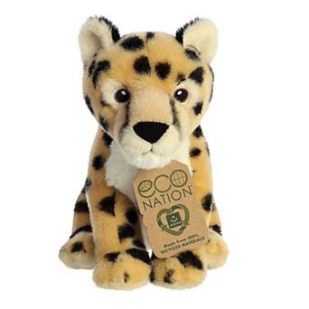 Aurora Small Gold Eco Nation 9" Cheetah Eco-Friendly Stuffed Animal