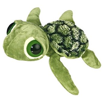 Aurora Medium Green Dreamy Eyes 10" Slide Sea Turtle Enchanting Stuffed Animal