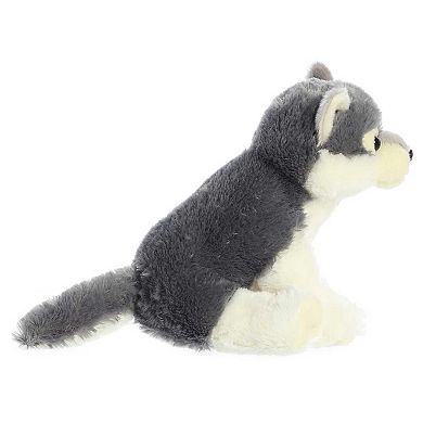 Aurora Medium Grey Destination Nation 12" Wolf Huggable Stuffed Animal