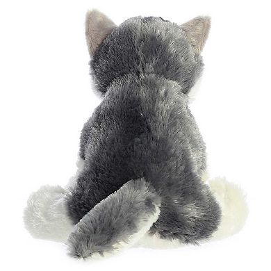 Aurora Medium Grey Destination Nation 12" Wolf Huggable Stuffed Animal