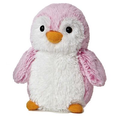 Aurora Small Pink PomPom Penguin 6" Brights Playful Stuffed Animal