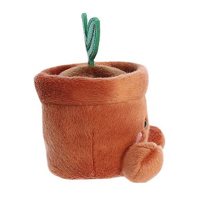 Aurora Mini Brown Palm Pals 5" Terra Potted Plant Adorable Stuffed Animal