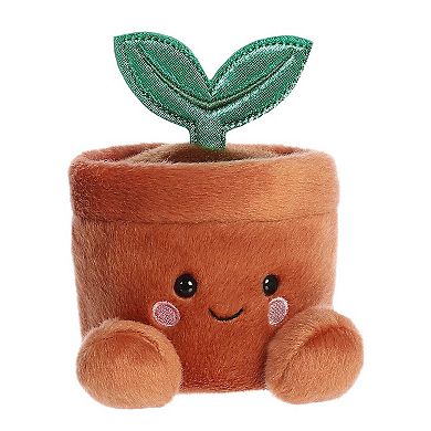 Aurora Mini Brown Palm Pals 5" Terra Potted Plant Adorable Stuffed Animal