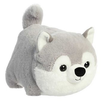 Aurora Medium Grey Spudsters 10" Haze Husky Adorable Stuffed Animal