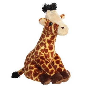 Aurora Large Brown Destination Nation 15" Giraffe Adventurous Stuffed Animal