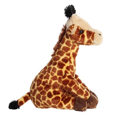 Aurora Large Brown Destination Nation 15" Giraffe Adventurous Stuffed Animal