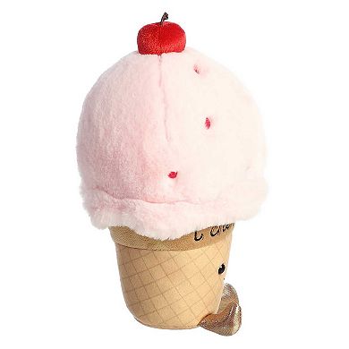 Aurora Small Pink JUST SAYIN' 9" I Cherrish You Ice Cream Witty Stuffed Animal